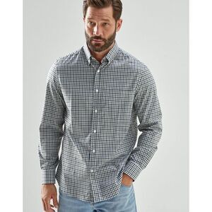 Brunello Cucinelli Multicolor Cotton Pattern Men's Shirt